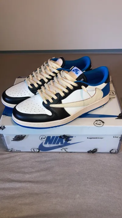 PKGoden Air Jordan 1 Retro low Fragment Travis Scott Blue,DM7866-140 review coolkicksmall reviews 00
