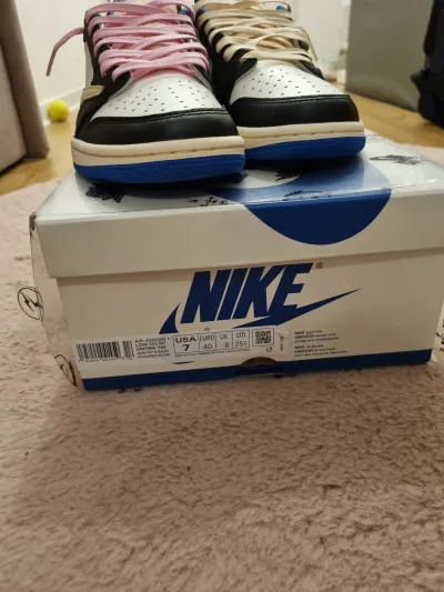 PKGoden Air Jordan 1 Retro low Fragment Travis Scott Blue,DM7866-140 review Thalia 02