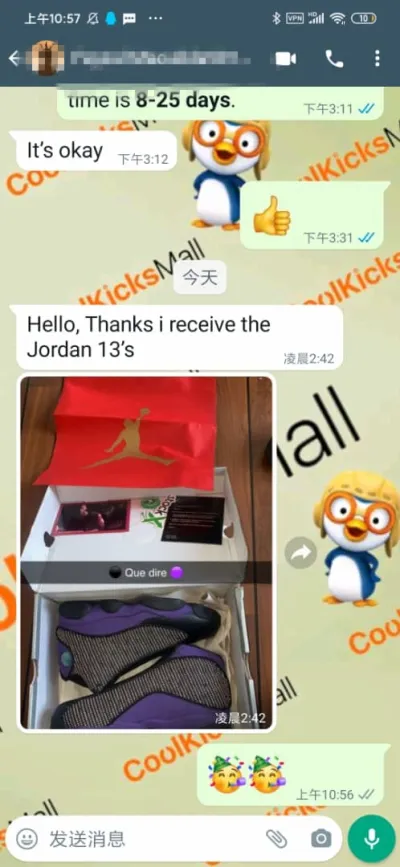 PKGoden Air Jordan 13 Court Purple ,DJ5982-015 review coolkicksmall reviews 01