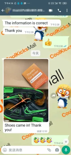 Coolkicks PKGoden Rubber Dunk Off-White Green Strike,CU6015-001 review customer feedback 02