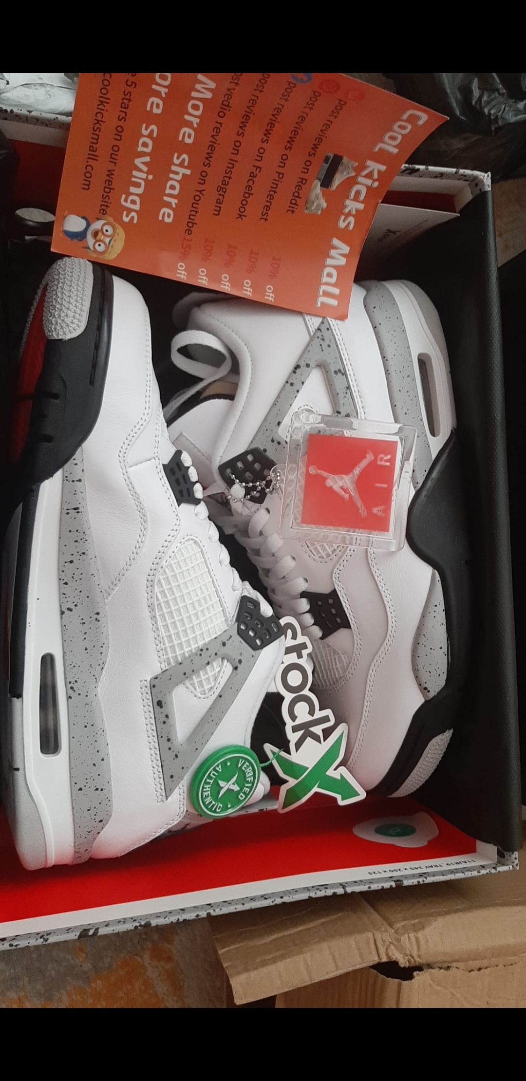 PKGoden Air Jordan 4 Retro White Cement (2016),840606-192 review user name 01