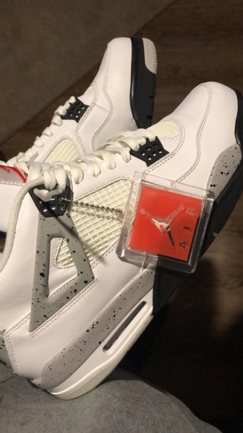 PKGoden Air Jordan 4 Retro White Cement (2016),840606-192 review 