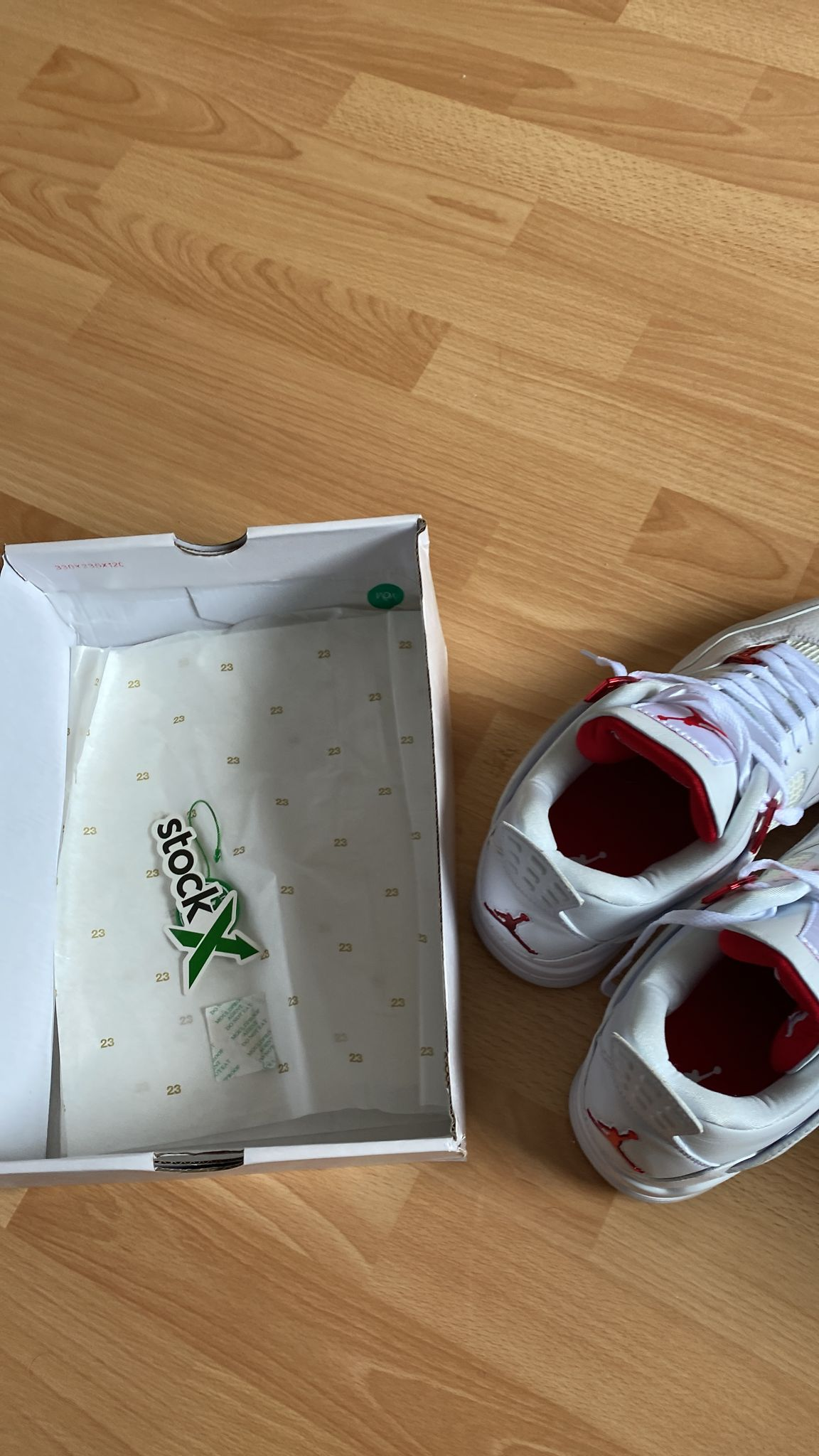 GET Air Jordan 4 Retro Metallic Red, CT8527-112 review 0