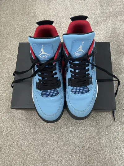 PKGoden Air Jordan 4 Retro Travis Scott Cactus Jack,308497-406 review Luca_is_kool on tik tok