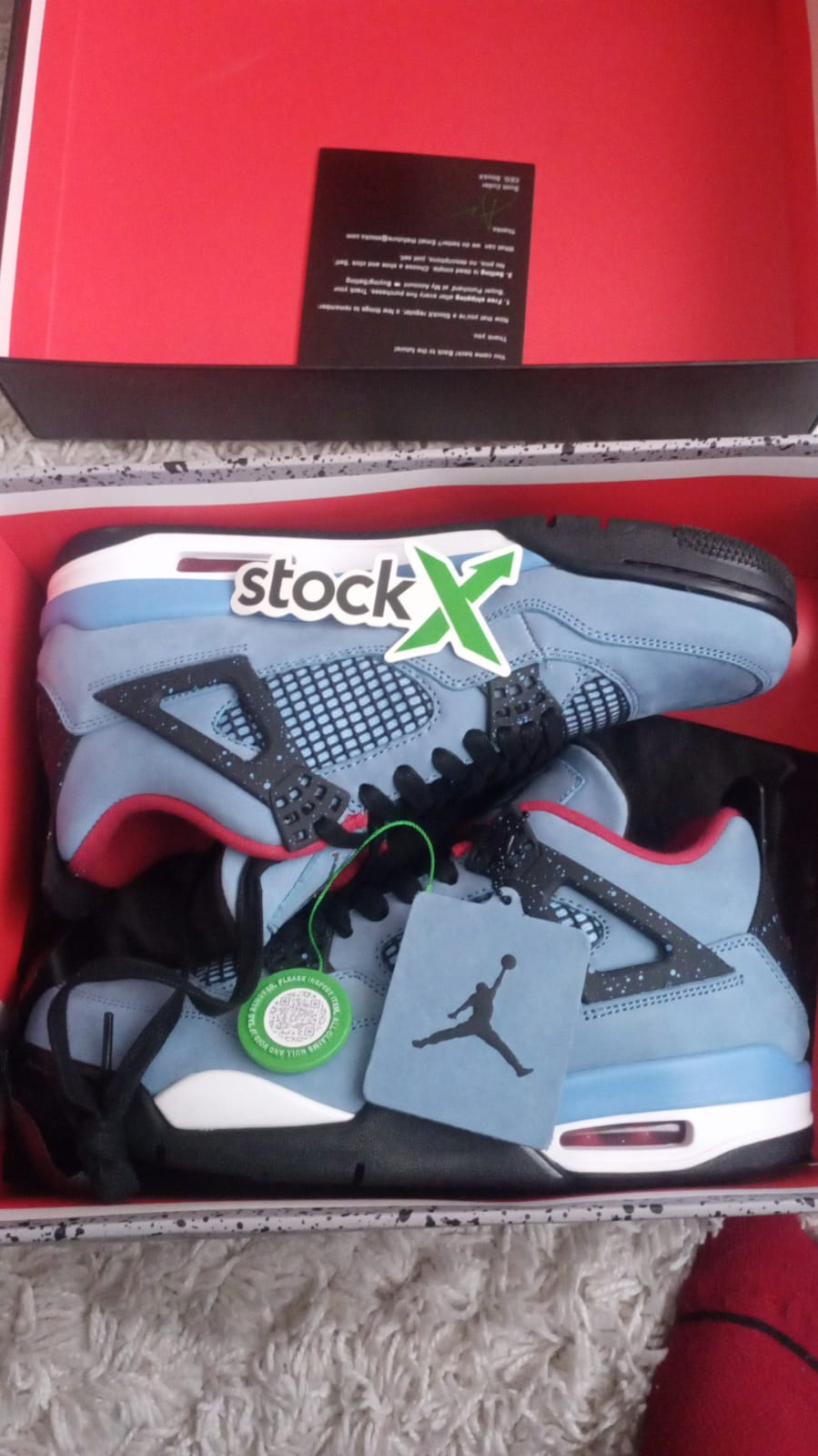 Replica Air Jordan 4 Retro Travis Scott Cactus Jack,308497-406 review customer feedback 01