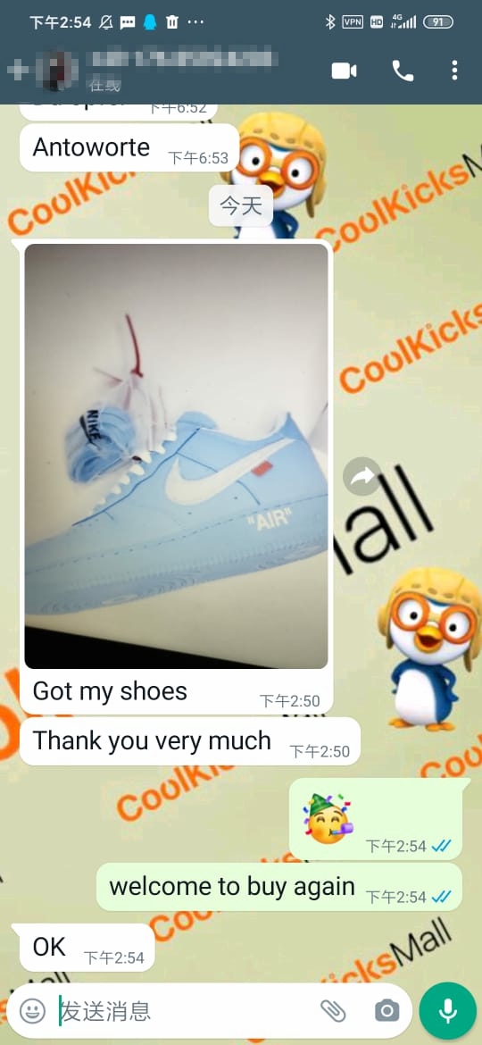 PKGoden Air Force 1 Low Off-White MCA University Blue,CI1173-400 review customer feedback 01