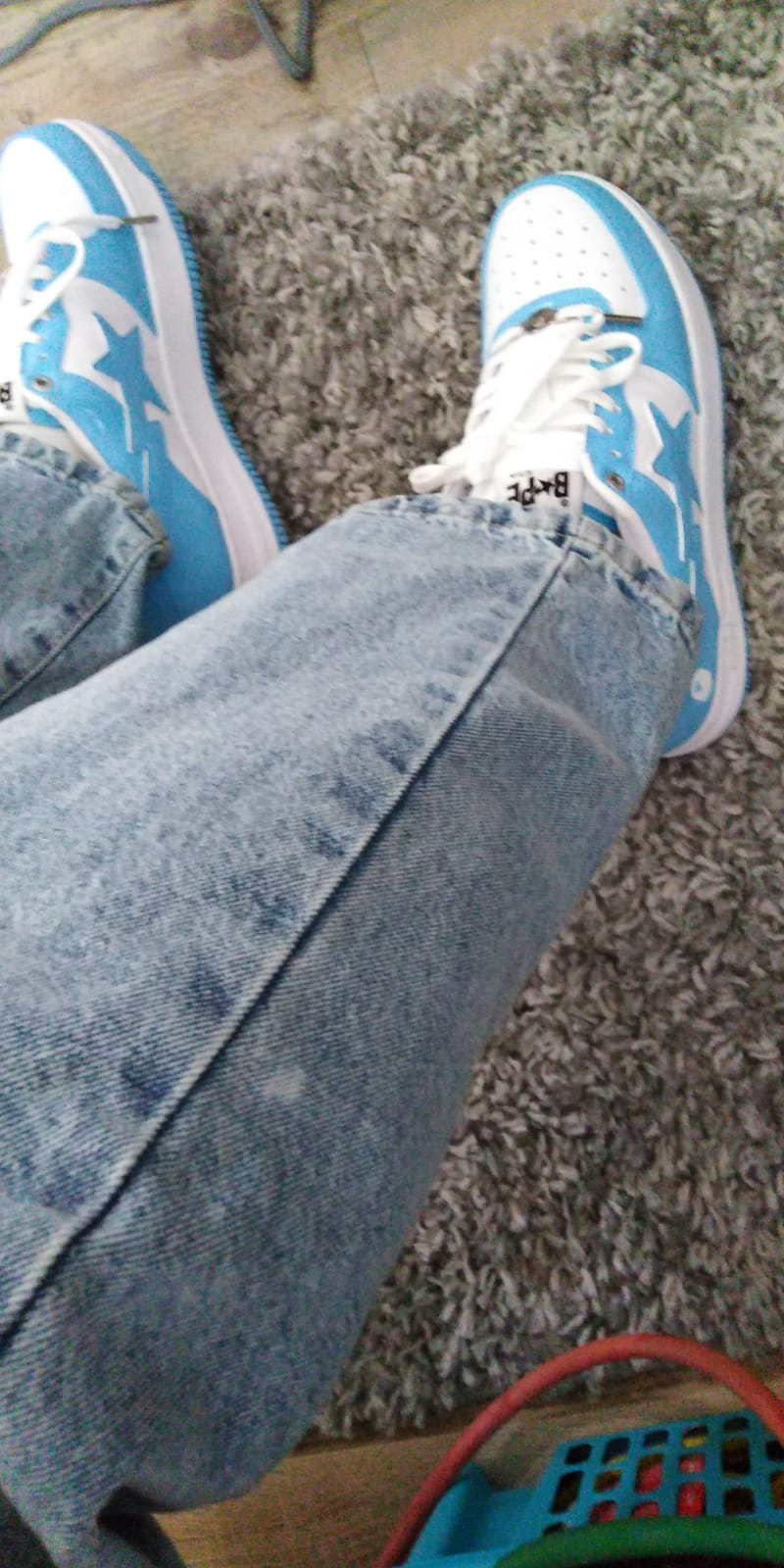 G5 A Bathing Ape Bape Sta Low White Blue,1M70-191-001 review customer feedback 00