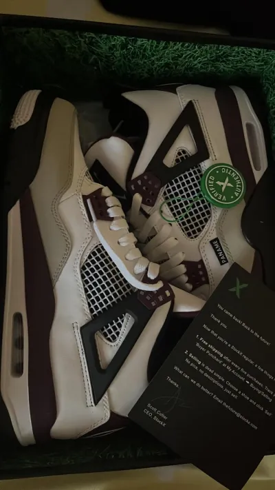 Coolkicksmall | GET Air Jordan 4 Retro PSG Paris Saint-Germain,CZ5624-100 review customer feedback 00