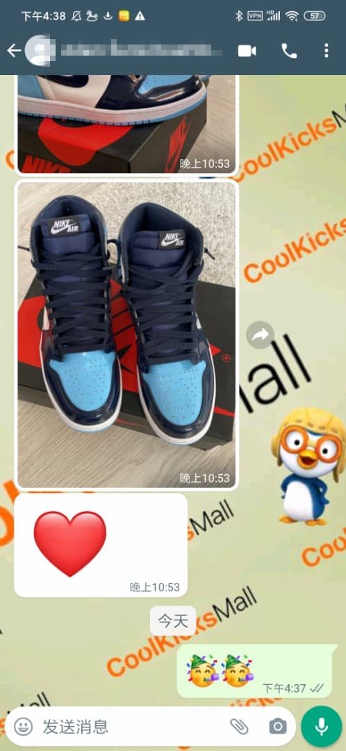 Coolkicks GET Air Jordan 1 Retro High UNC Patent (W),CD0461-401 review coolkicksmall 02