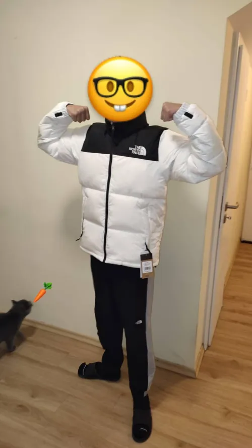 TheNorthFace Splicing White And Black review 