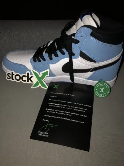 G5 Air Jordan 1 High GET University Blue,555088-134 review Emre 02