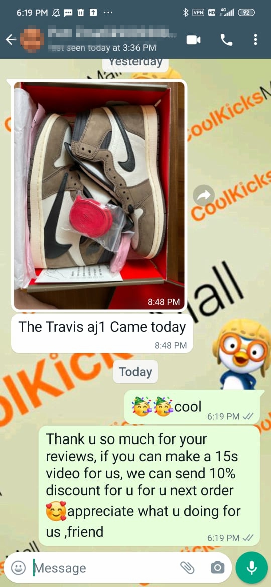 PKGoden Air Jordan 1 Retro High Travis Scott,CD4487-100 review coolkicksmall 01