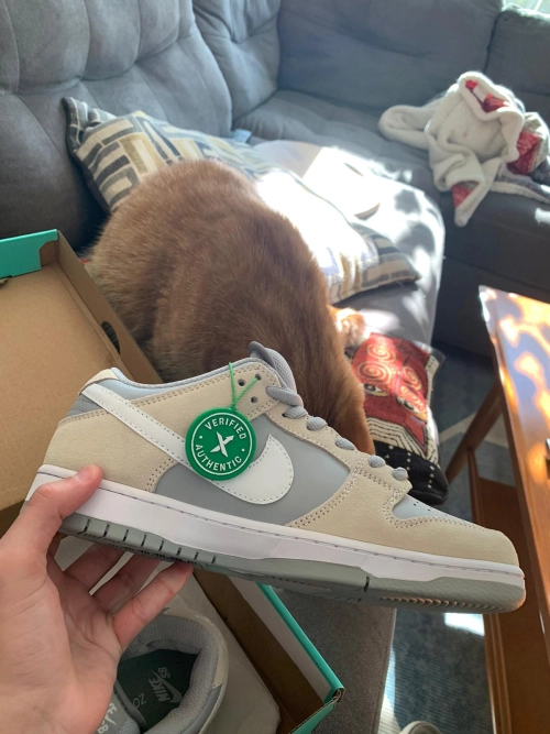 Coolkicks PKGoden SB Dunk Low Summit White Wolf Grey,AR0778-110 review 