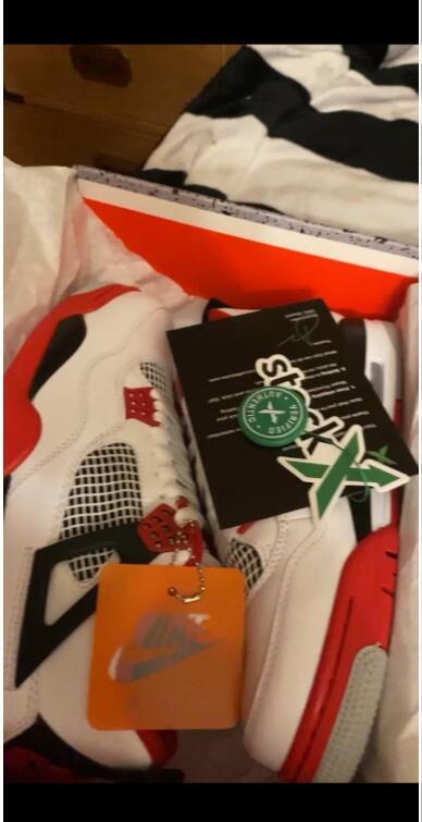 PKGoden Air Jordan 4 Retro Fire Red,DC7770-160 review coolkicksmall 00