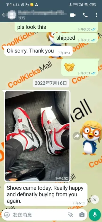 PKGoden Air Jordan 4 Retro Fire Red,DC7770-160 review coolkicksmall  01