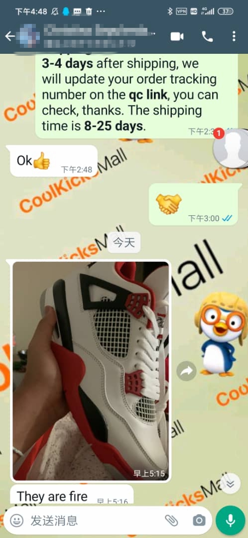 PKGoden Air Jordan 4 Retro Fire Red,DC7770-160 review coolkicksmall reviews 01