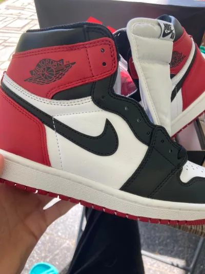 Coolkicks PKGoden Air Jordan 1 Retro Black Toe (2016),555088-125 review coolkicksmall  02