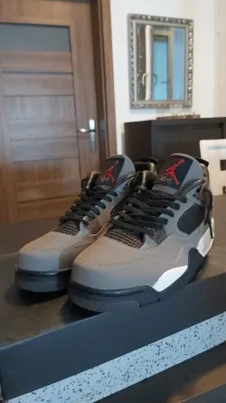 PKGoden Air Jordan 4 Retro Travis Scott Brown,AJ4-882335 review coolkicksmall  01