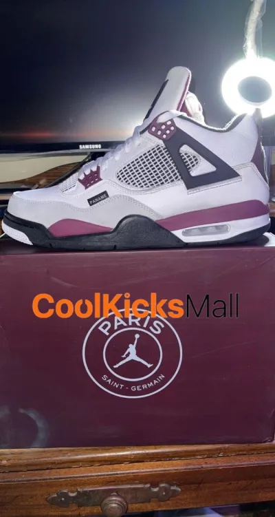 PKGoden Air Jordan 4 Retro PSG Paris Saint-Germain,CZ5624-100 review coolkicksmall  01
