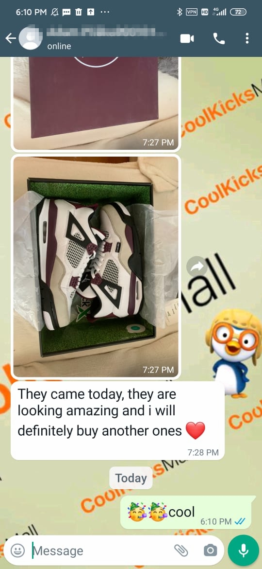 PKGoden Air Jordan 4 Retro PSG Paris Saint-Germain,CZ5624-100 review coolkicksmall 02