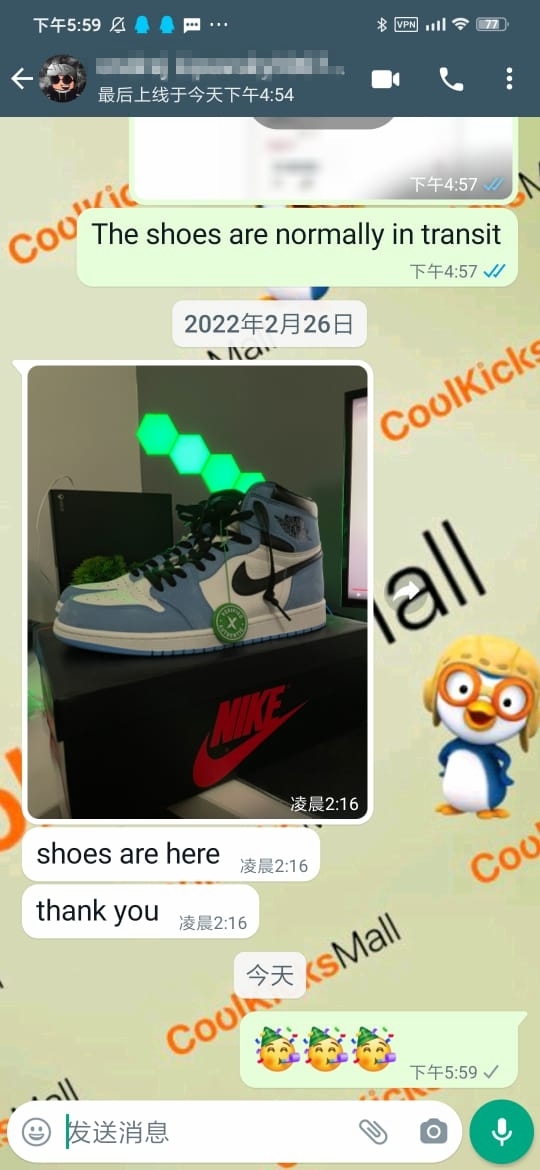 PKGoden Air Jordan 1 Retro High White University Blue Black,555088-134 review 0