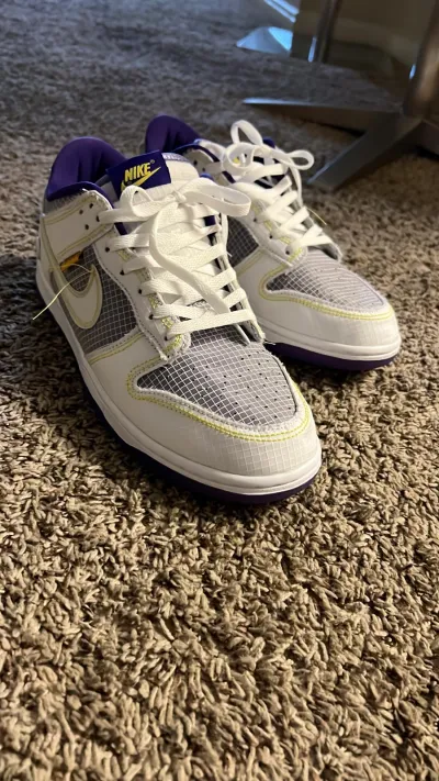 GET Dunk Low Union Passport Pack Grey Purple,DJ9649-500 review coolkicksmall  00