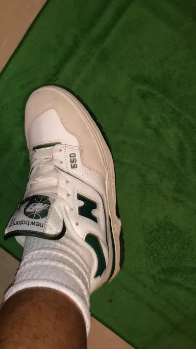 Cool Kicks | GET New Balance 550 Premuim Pack，green review coolkicksmall  00