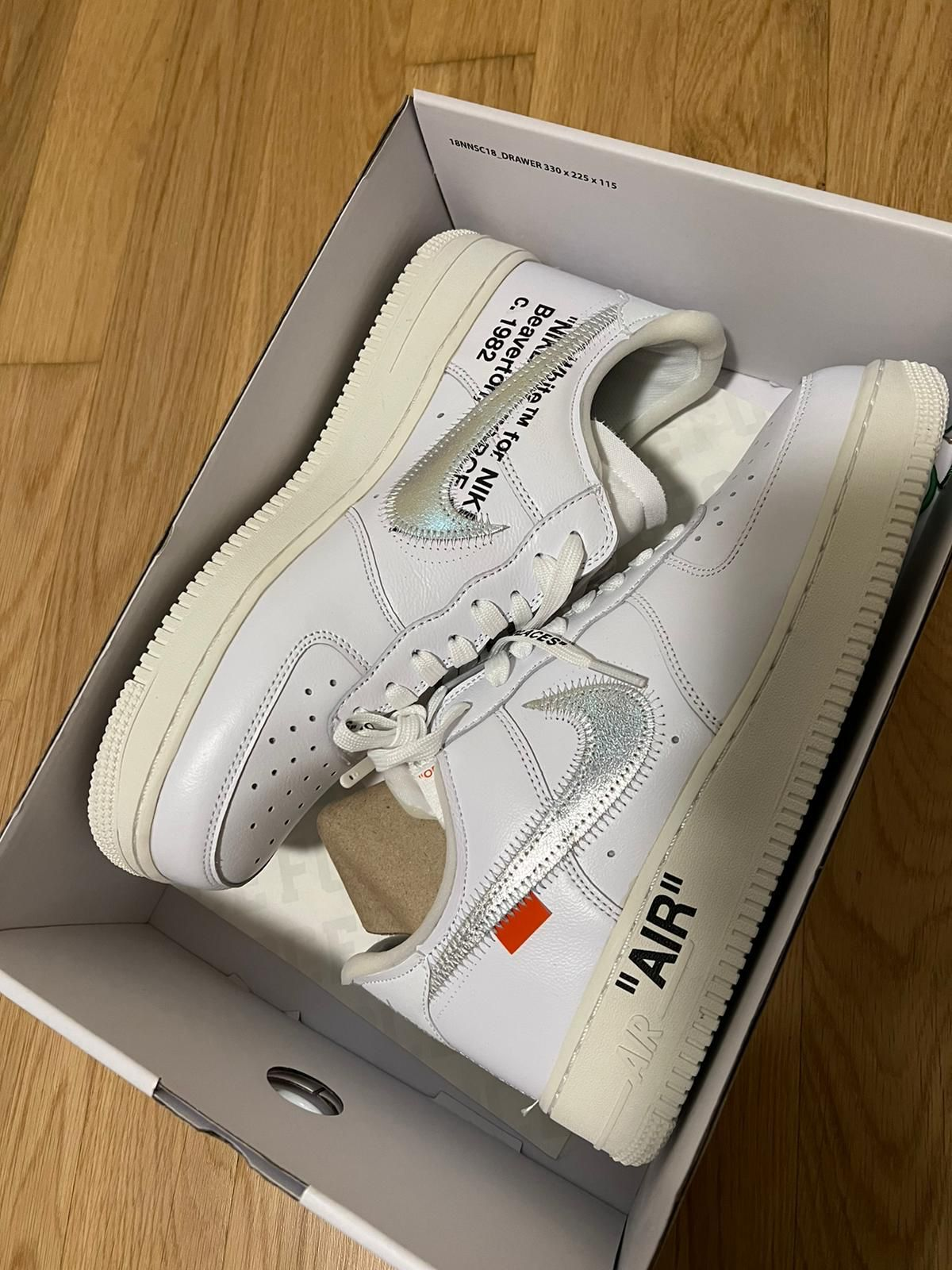 Coolkicks PKGoden Air Force 1 Low Virgil Abloh Off-White (AF100),AO4297-100 review 1