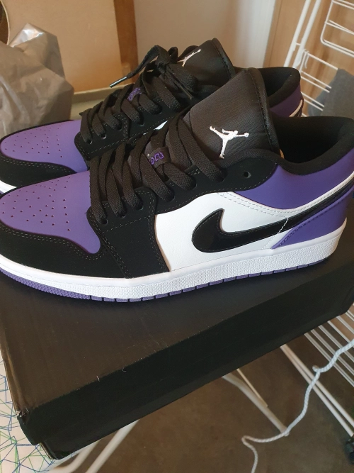 Coolkicks G5 Air Jordan 1 Low Court Purple,553558-125 review 