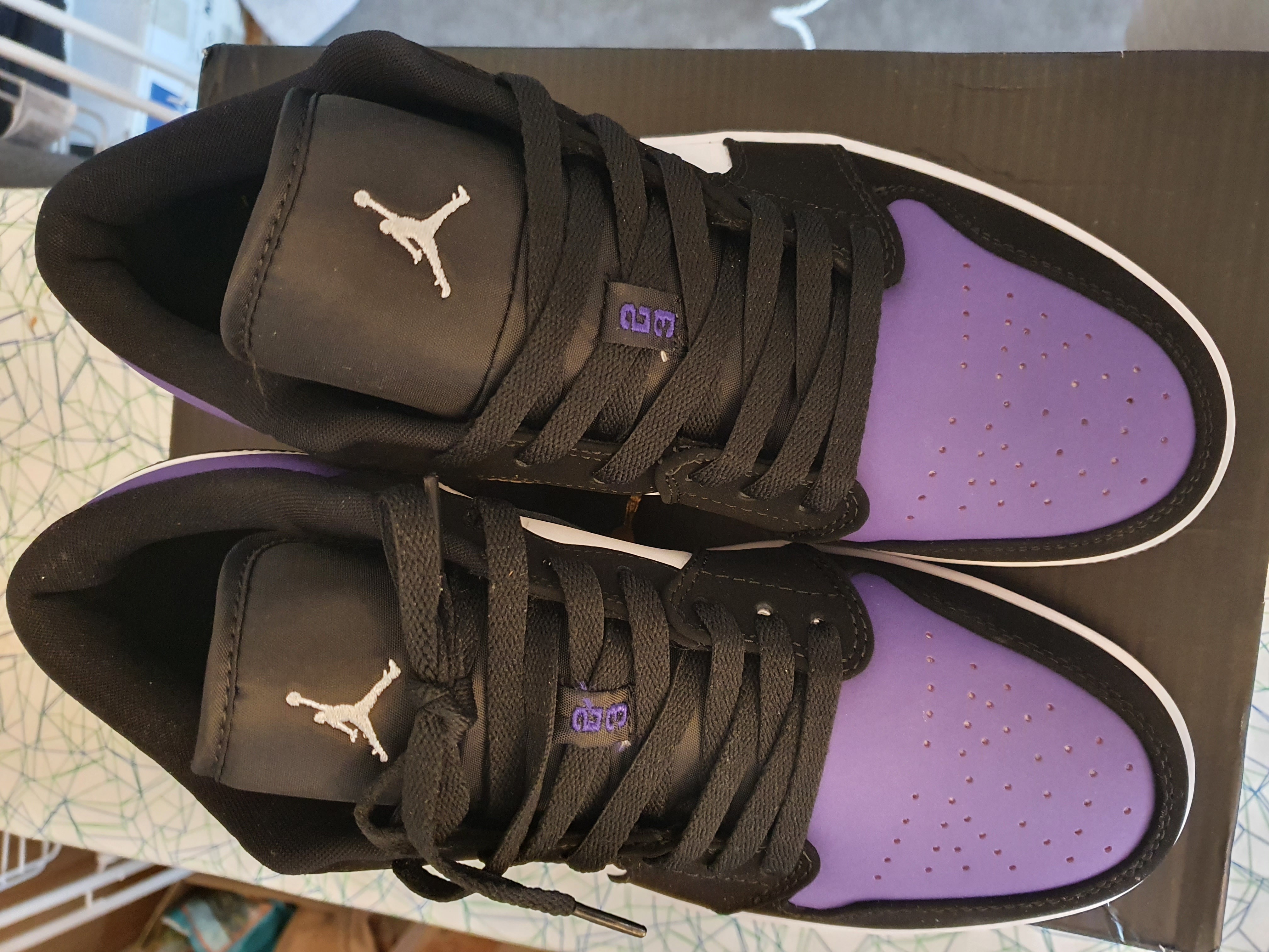 Coolkicks G5 Air Jordan 1 Low Court Purple,553558-125 review 1