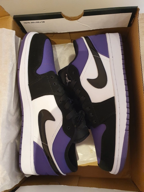 Coolkicks G5 Air Jordan 1 Low Court Purple,553558-125 review 
