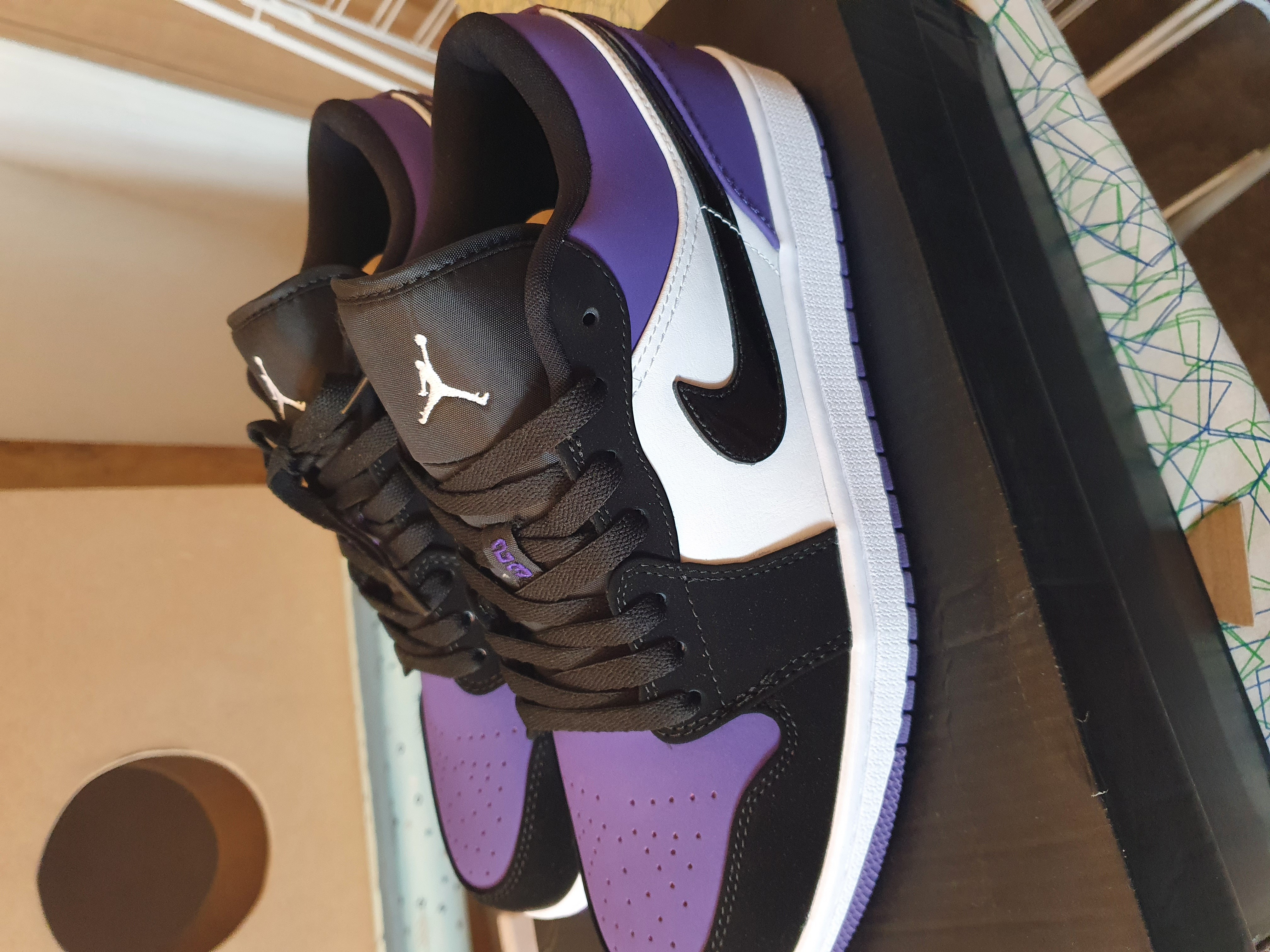 Coolkicks G5 Air Jordan 1 Low Court Purple,553558-125 review 2