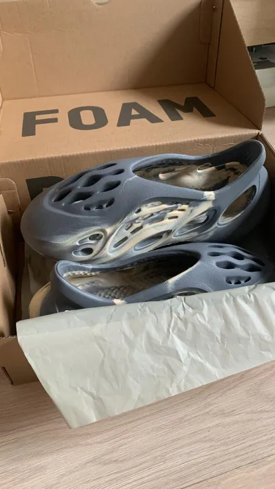 G5 Yeezy Foam RNNR MXT Moon Gray,GV7904 review coolkicksmall  00