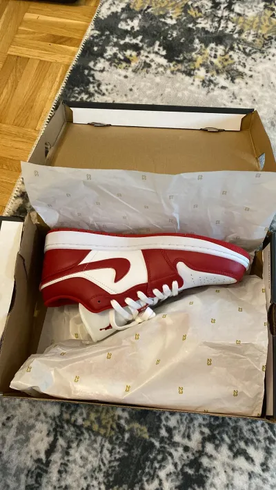 Coolkicks G5 Air Jordan 1 Low Gym Red White,553558-611 review shopcoolkicks  00