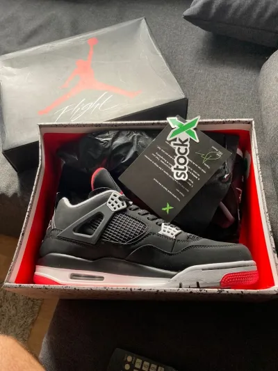 PKGoden Air Jordan 4 OFF White Bred,CV9388-001 review coolkicksmall  00