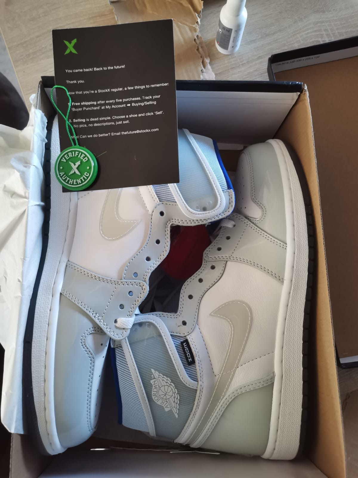 Coolkicks | PKGoden Air Jordan 1 Retro High Zoom White Racer Blue,CK6637-104 review 0