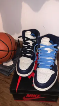 PKGoden Air Jordan 1 Retro High Obsidian UNC,555088-140 review 2