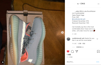 Coolkicks G5 Yeezy Boost 350 V2 Desert Sage,FX9035 review coolkicksmall 00