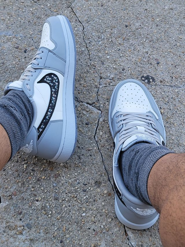 Cool Kicks PKGoden Air Jordan 1 Retro Low Dior,CN8608-002 review coolkicksmall 01