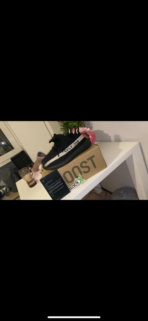 Coolkicks PKGoden Yeezy Boost 350 V2 Core Black White,BY1604 review 