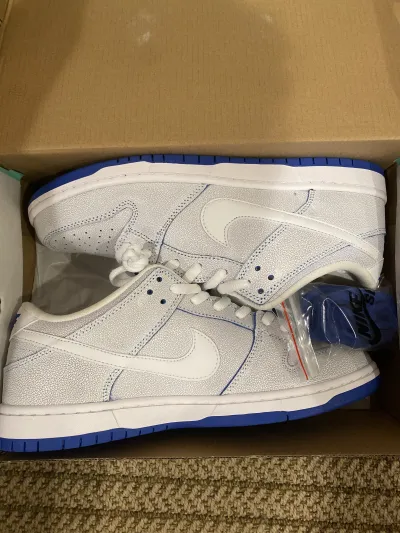 Coolkicks PKGoden SB Dunk Low Premium White Game Royal,CJ6884-100 review Chris 00