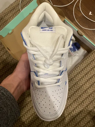 Coolkicks PKGoden SB Dunk Low Premium White Game Royal,CJ6884-100 review Chris 05