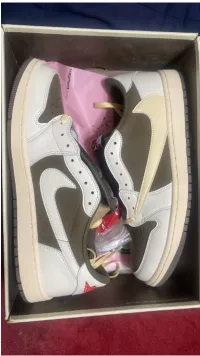 Cool Kicks | G5 Air Jordan 1 Low White BrownBarb Travis Scott,DM7866-162 review 0