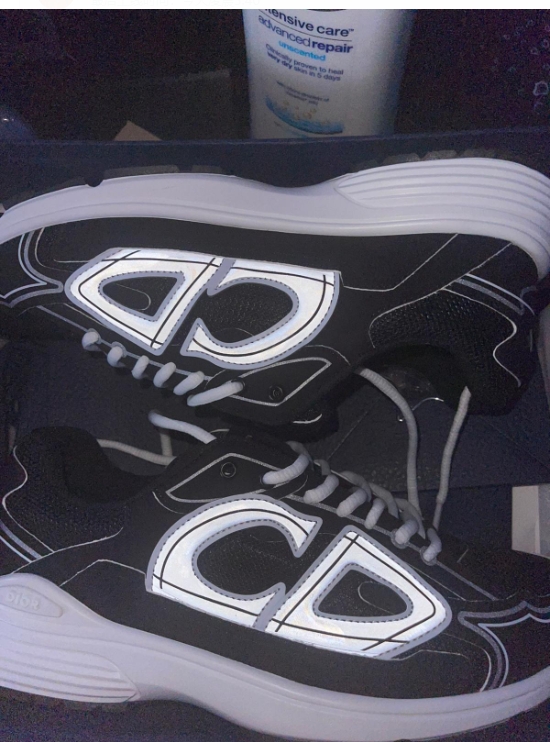 PKGoden Dior B30 Light Grey Sneakers Black Coffee Color 3SN279ZND-H969 review feedback from whatsapp customer