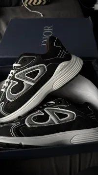 PKGoden Dior B30 Light Grey Sneakers Black Coffee Color 3SN279ZND-H969 review 0