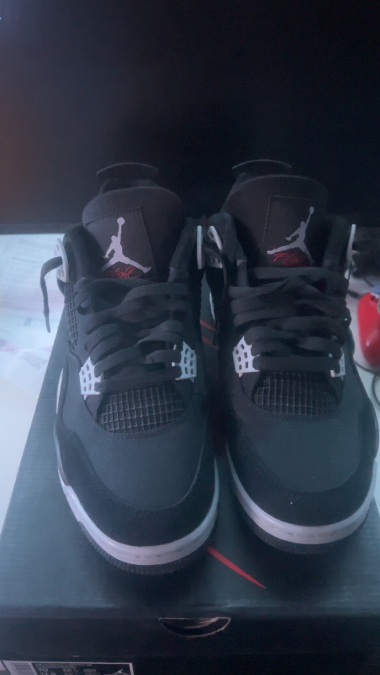 (50% off for a limited time promotion)Air Jordan 4 Retro Black Canvas,DH7138-006 review 1