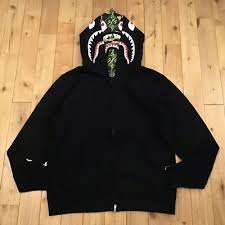BAPE ABC Camo Shark Wide Fit Full Zip Double Hoodie Black review Jude Mestrandrea