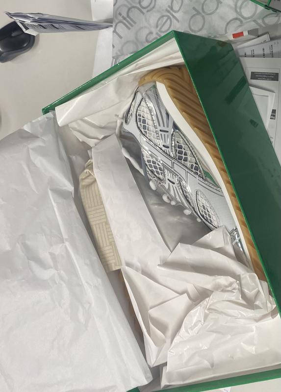 PKGoden Bottega Veneta Orbit low cut casual running shoes Silver review Leo Pérez