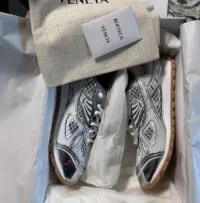 PKGoden Bottega Veneta Orbit low cut casual running shoes Silver review 0