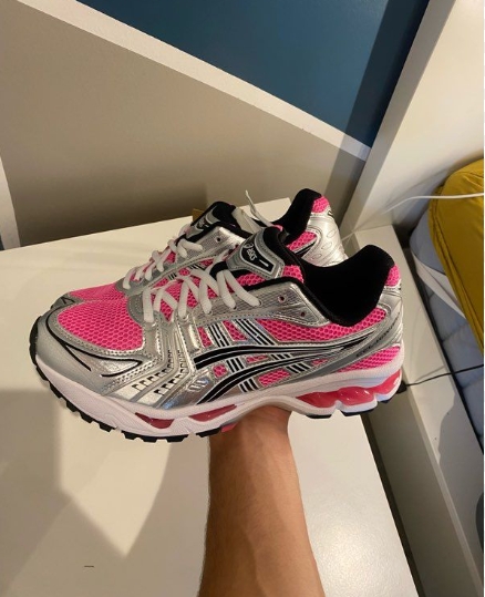 Special Sale ASICS Gel-Kayano 14 Pink Glo 1201A019-700 review Emlyn Blackshi